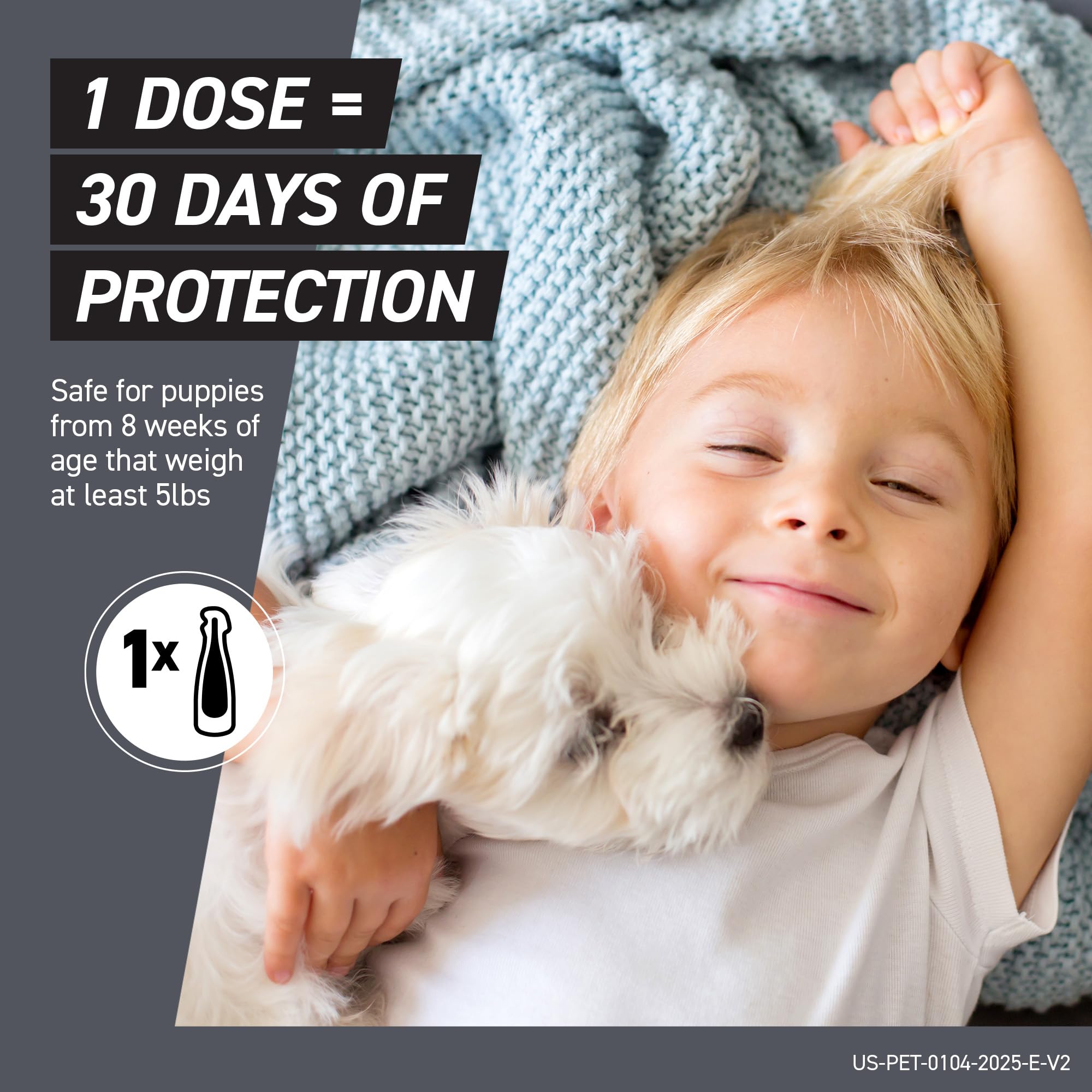 FRONTLINE Shield imperméable 24h – résiste à l'eau après séchage.