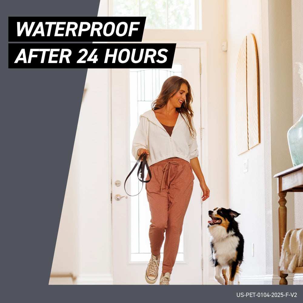Icône waterproof indiquant une protection 24 heures après application.