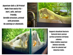 FROSTO cachette racine mangrove refuge terrarium améliore l’esthétique naturelle.