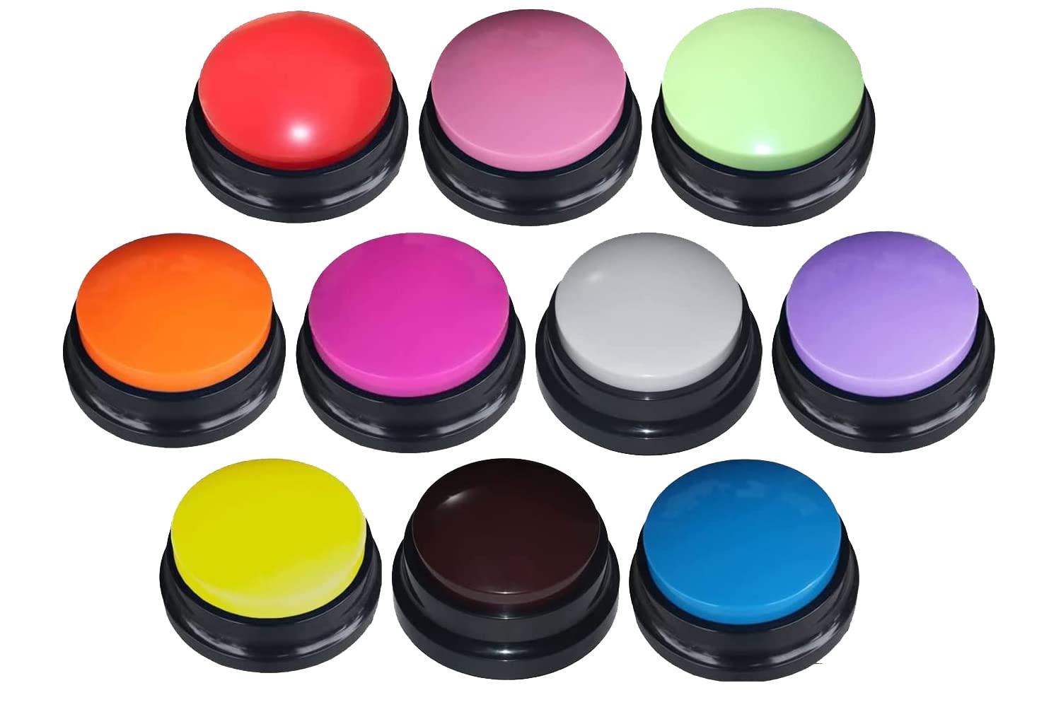 FRQNTKPA bouton d'enregistrement 30 secondes, idéal pour jeux et apprentissage.