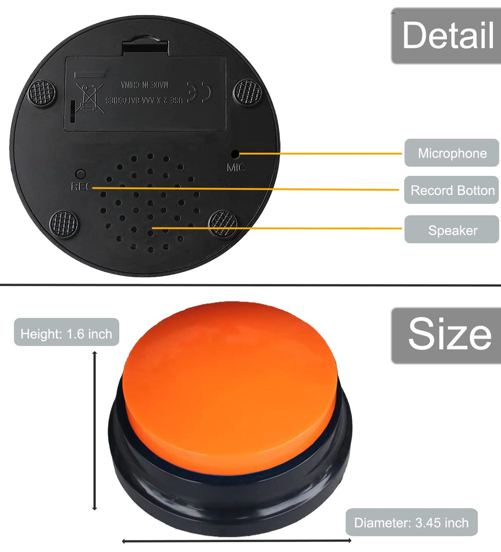 FRQNTKPA bouton interactif avec animaux, stimule l'échange ludique.