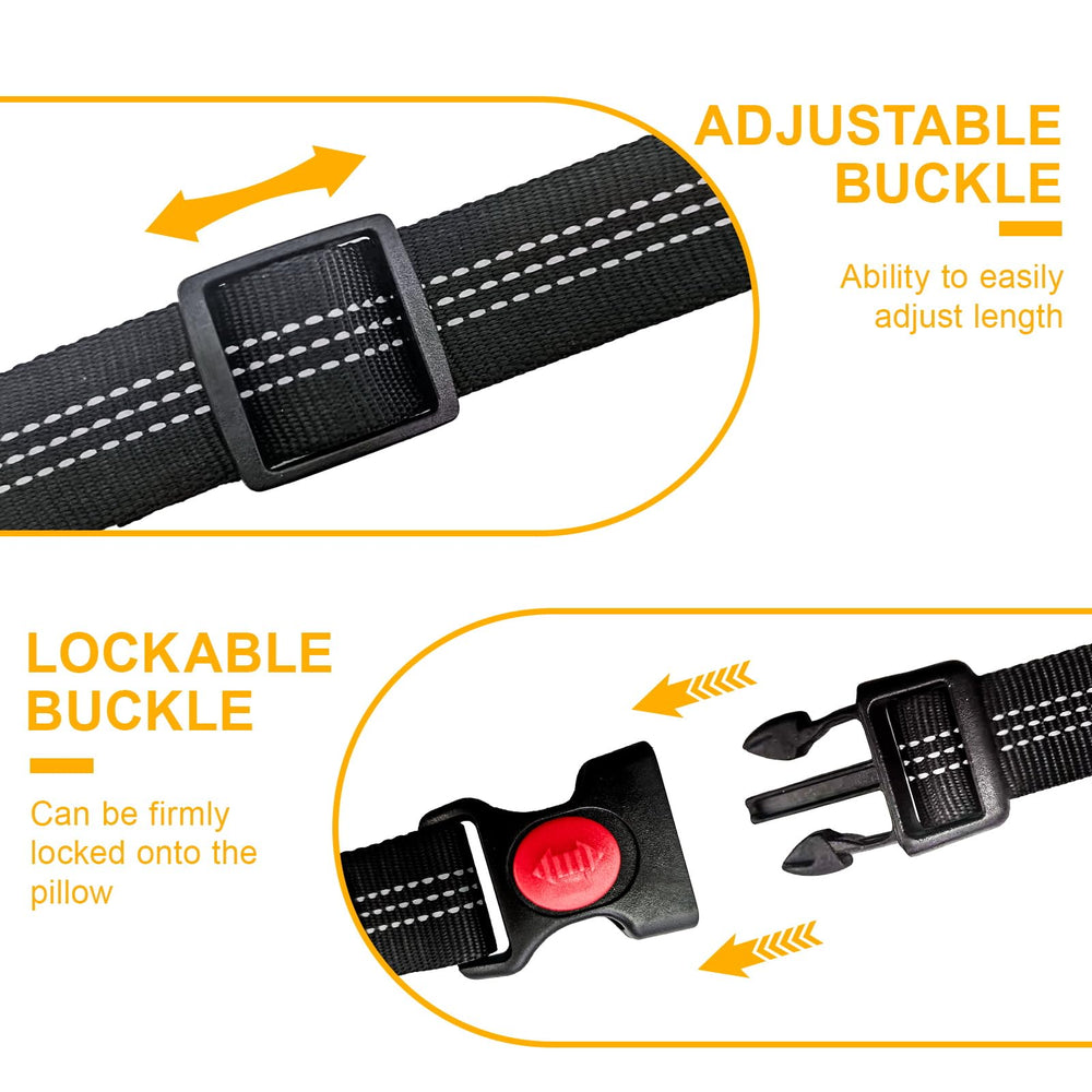 Frskcssd ceinture chien nylon durable résistance élevée pour longs trajets