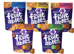 Friandises Fruitables Citrouille pour chien, ensemble 5 saveurs, régal varié.