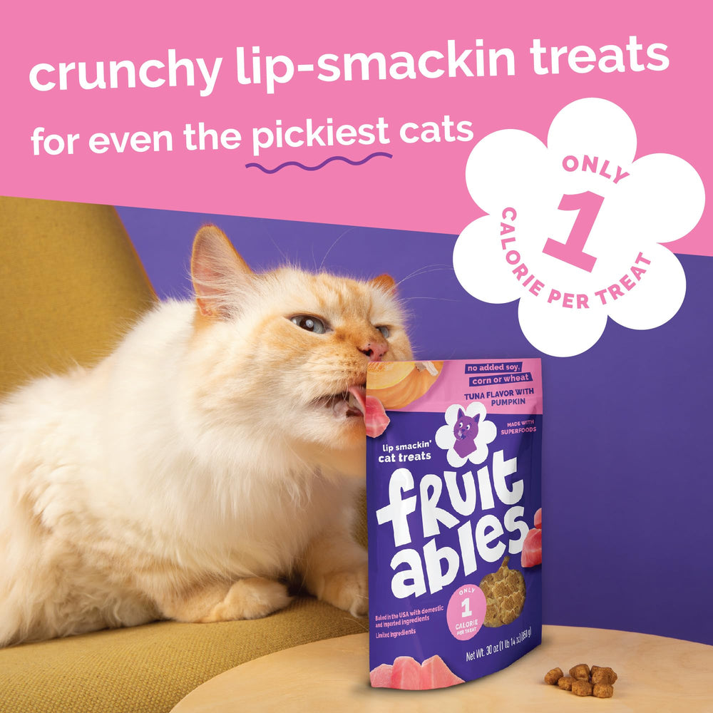 Fibres naturelles des ingrédients Fruitables soutenant la digestion des chats