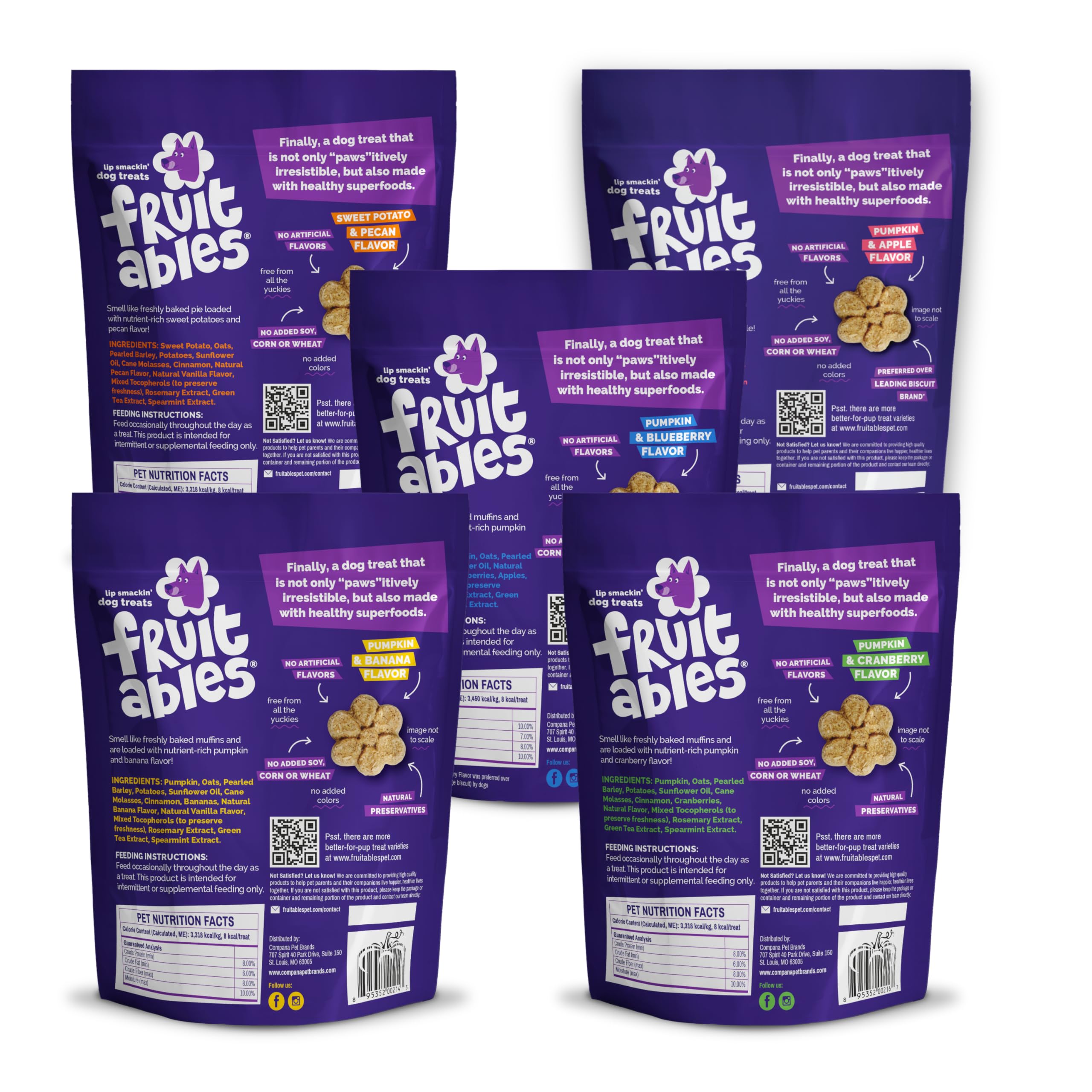 Saveur pomme et potiron pour chien: friandises savoureuses et nutritionnelles.