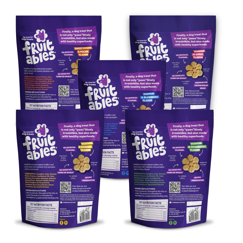 Saveur pomme et potiron pour chien: friandises savoureuses et nutritionnelles.