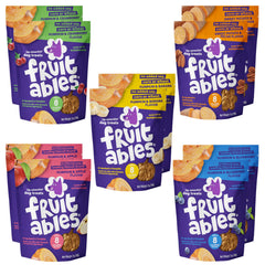 Gros plan sur la texture croustillante des friandises Fruitables Pumpkin pour récompenser.