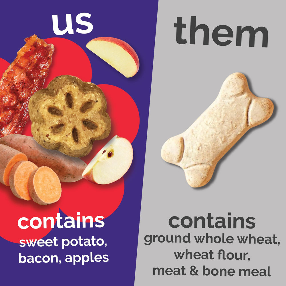 Fruitables Skinny Minis goût pomme bacon, arôme séduisant pour stimuler l'attention.