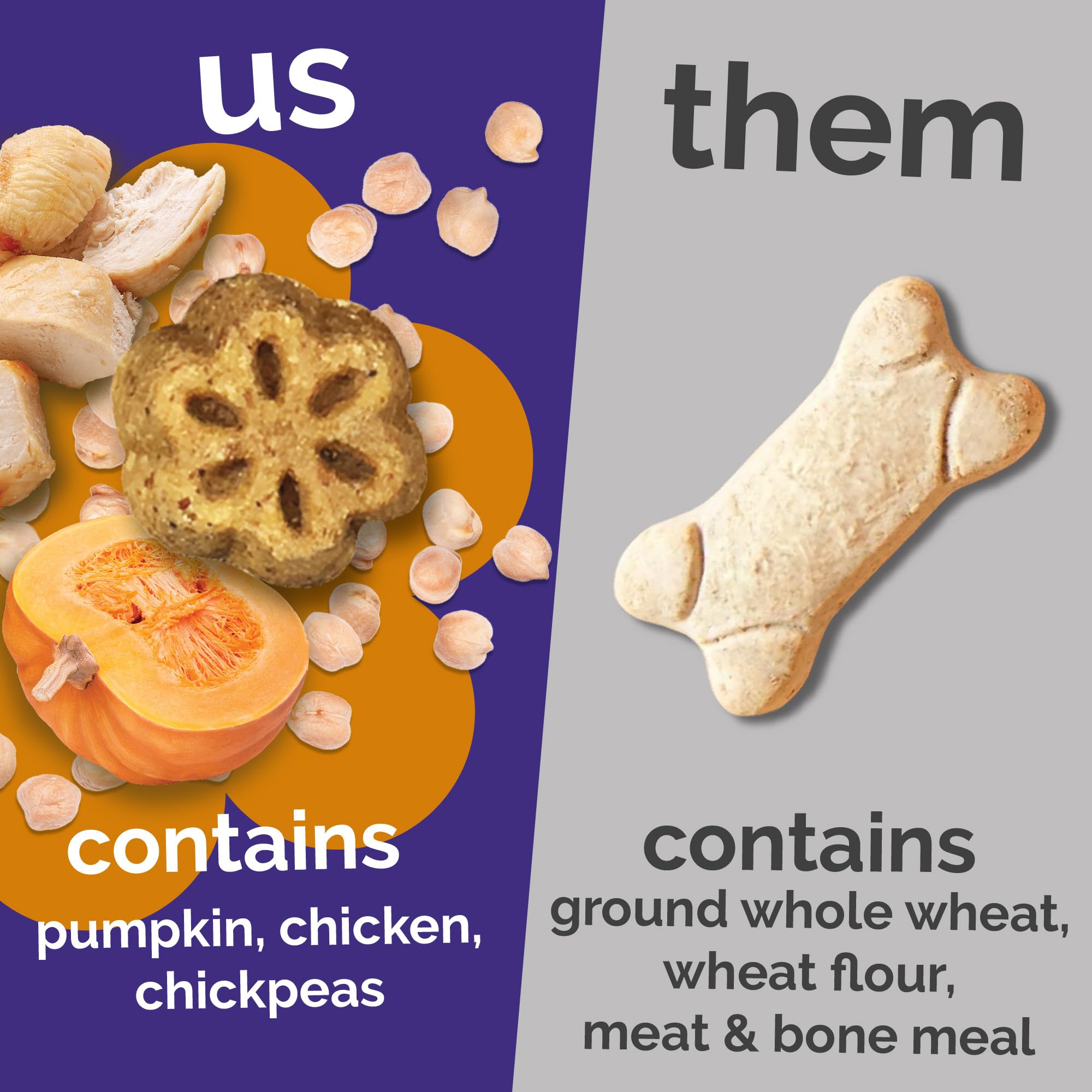 Goût poulet rotisserie Fruitables Skinny Minis, stimule l'attention lors des entraînements