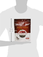 Fruitables Skinny Minis pomme, friandise naturelle pour petits chiens et apprentissage.
