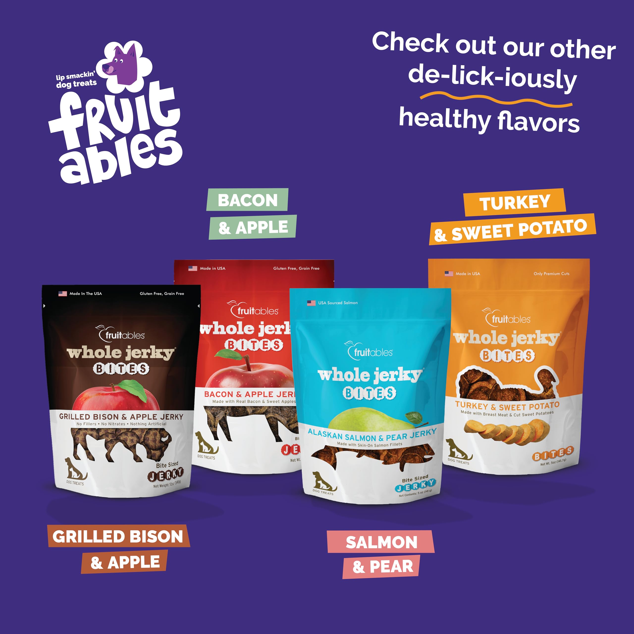 Fruitables Snack portable, ideale pour les sorties avec votre chien.