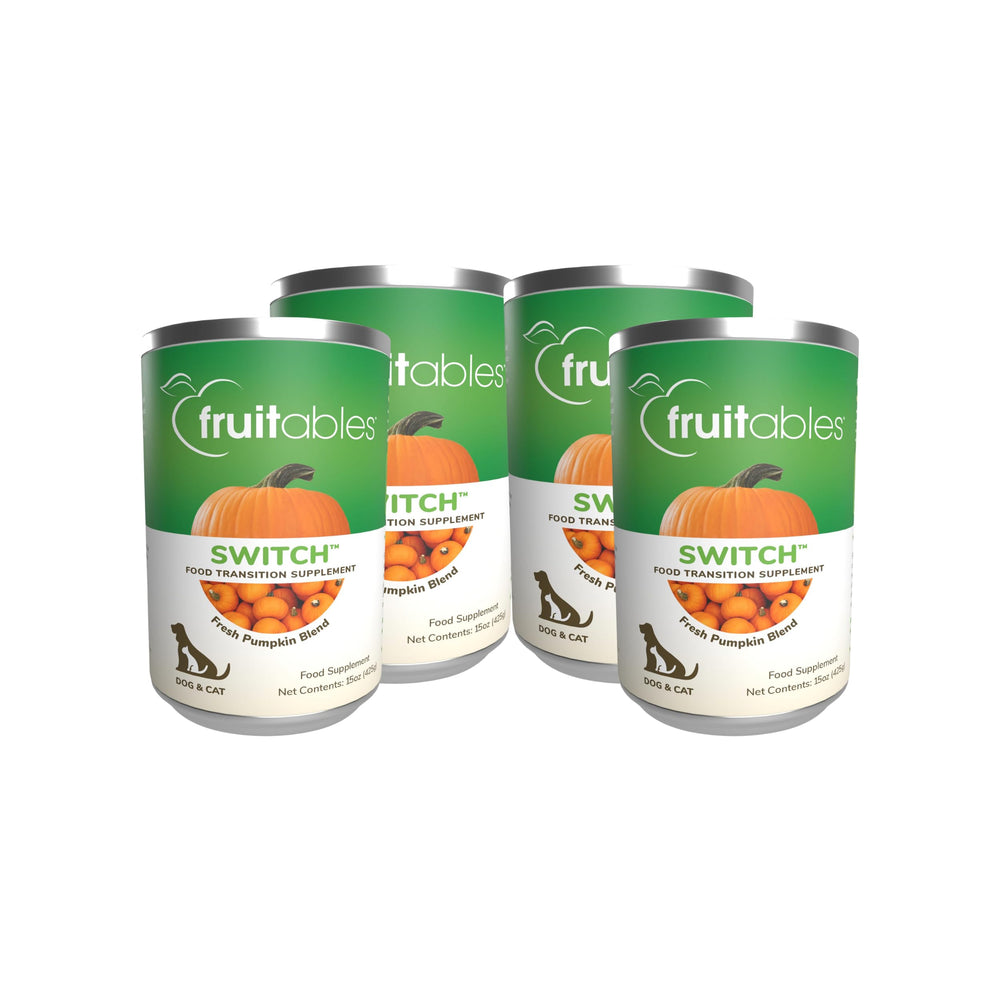 Fruitables Switch Fresh Pumpkin Blend - bouteille, soutien digestif pratique pour chiens et chats.