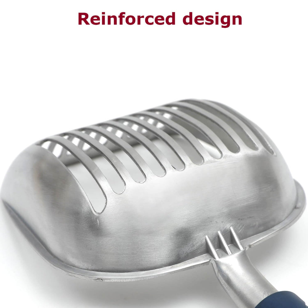 Frxat Pelle litiere chat alu solide : construction robuste et durable.