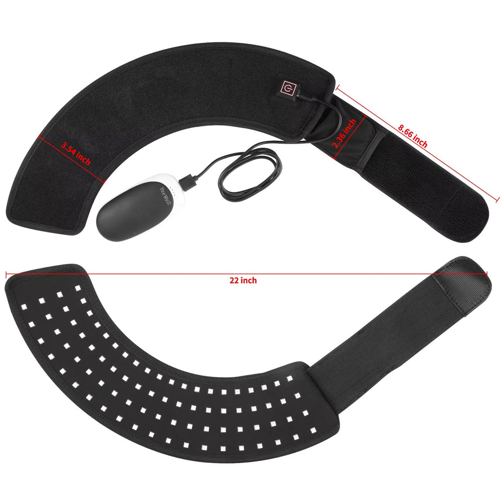 Wrap FSDLJSP lumière rouge 660nm/850nm pour cheval, utilisation sans fil pratique.