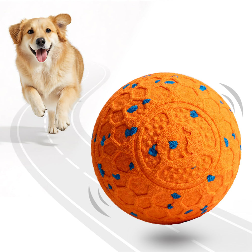Balle interactive Fsitego en action, rebond élevé et jeu actif.