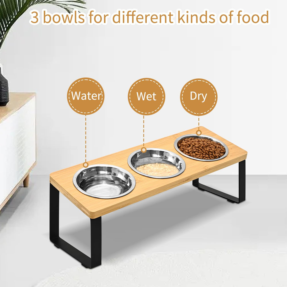 Ensemble à trois bols inox FTKINGDER pour variété alimentaire.