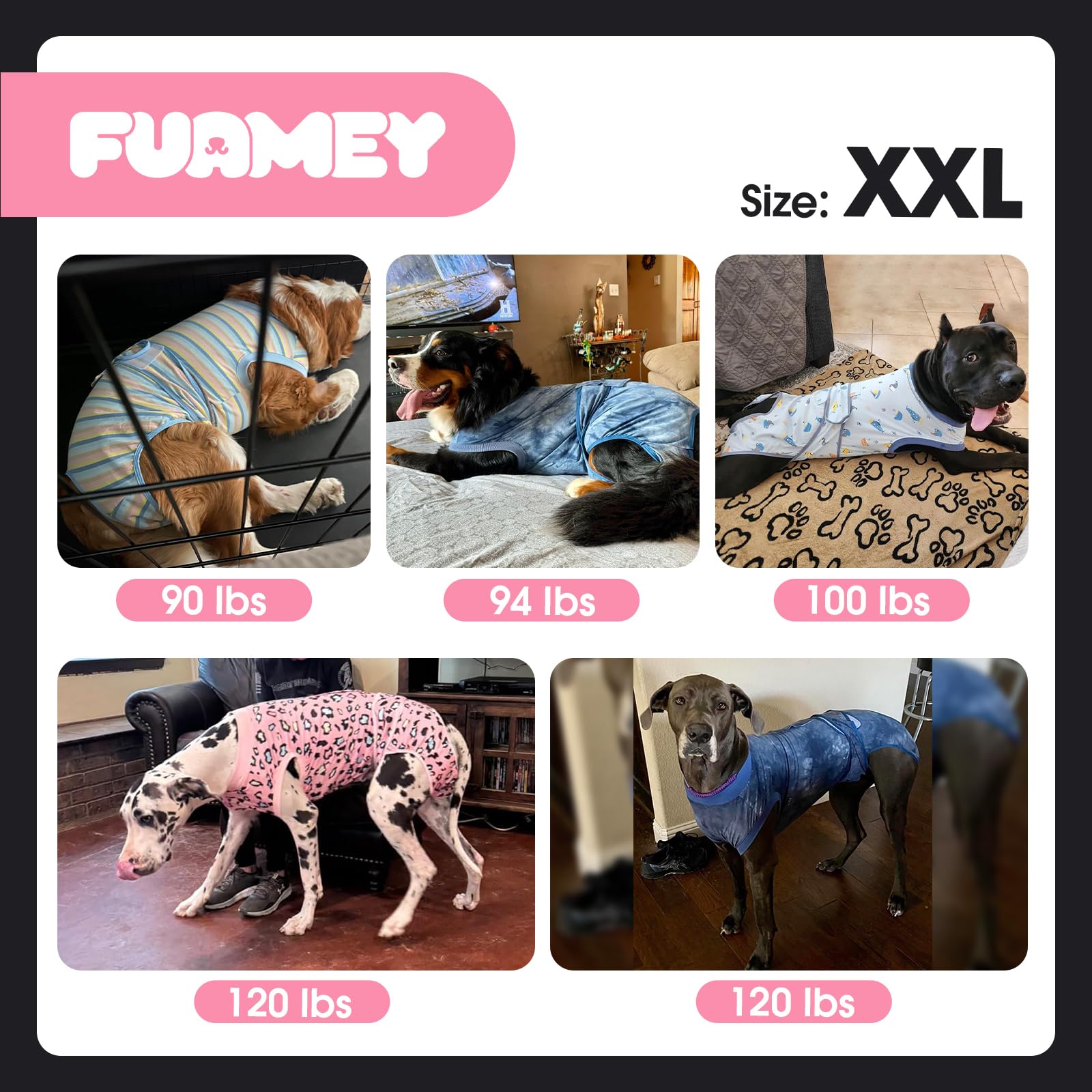 FUAMEY guide des tailles, aide à trouver le bon ajustement.