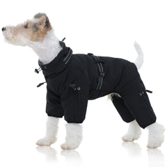 FUAMEY manteau chien corps entier, protection thermique complète pour sorties hivernales
