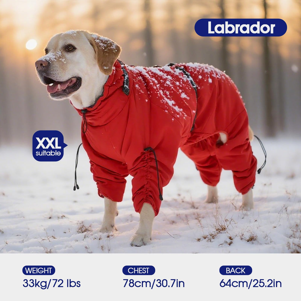 FUAMEY manteau chien harnais intégré, laisse fixation directe pour balades pratiques