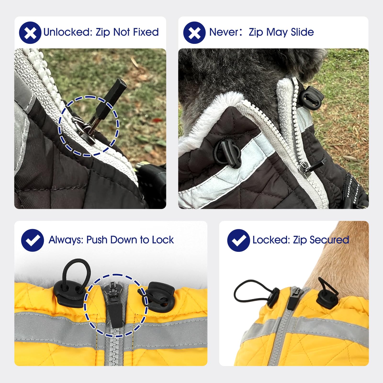 FUAMEY manteau chien adapté à l’hiver, lavable et durable pour les sorties quotidiennes.