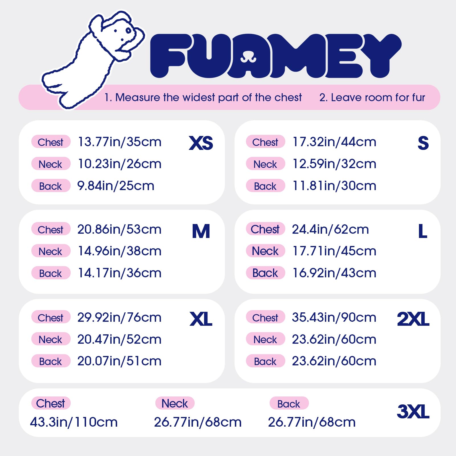 FUAMEY manteau hiver imperméable chien, reste au sec malgré la neige.