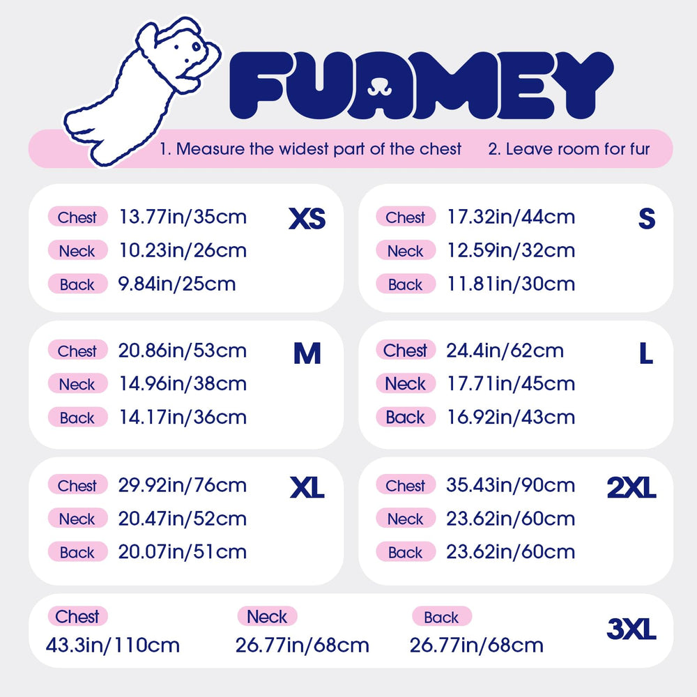 FUAMEY manteau hiver imperméable chien, reste au sec malgré la neige.