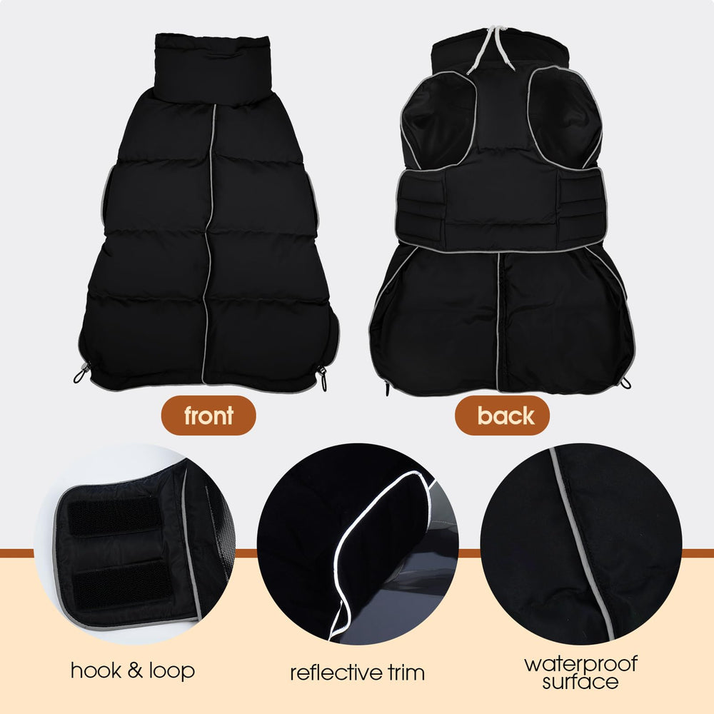 FUAMEY manteau puffer chien moyen — idéal pour promenades hivernales et sorties