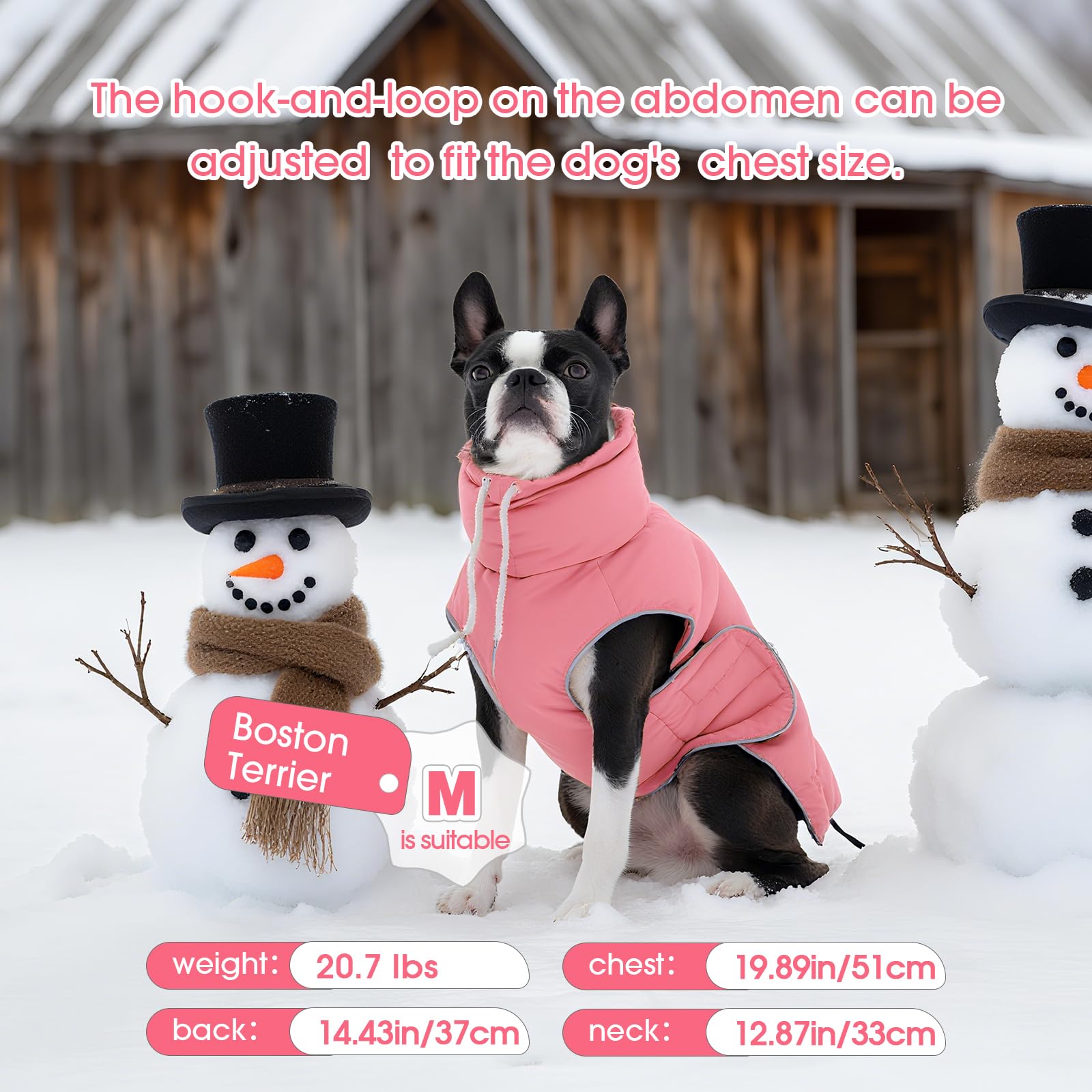 FUAMEY manteau-puffer-impermeabilite-exterieure protège contre neige et humidité.