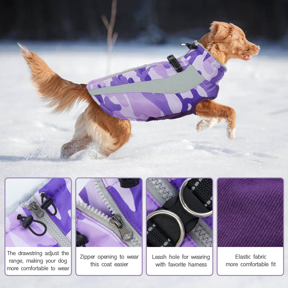 Poche pratique sur le manteau FUAMEY pour objets ou friandises lors des sorties.