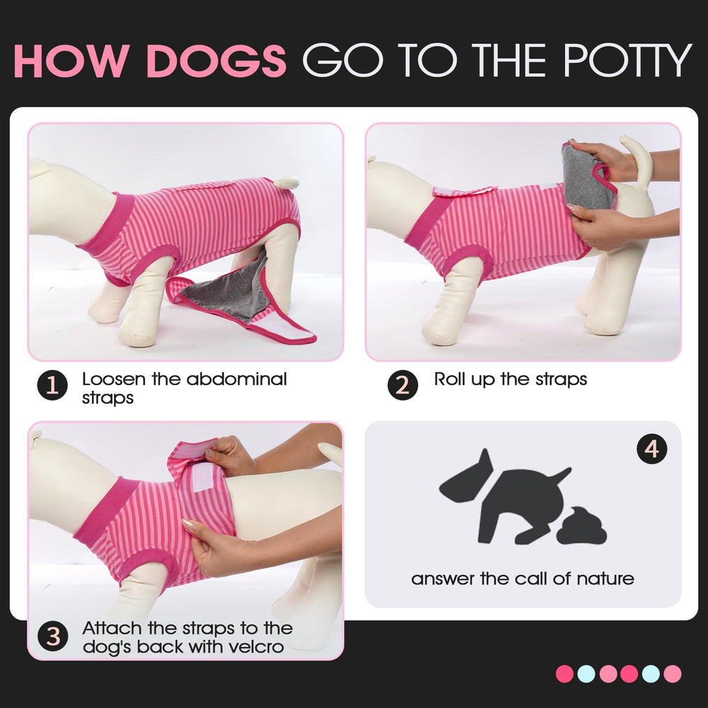 FUAMEY Tenue-convalescence chien stérilisation pour repos et mouvement libre