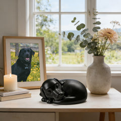 Urne chien cendres FUFYUKEY: capacité adaptée pour chiens jusqu’à 75 livres.