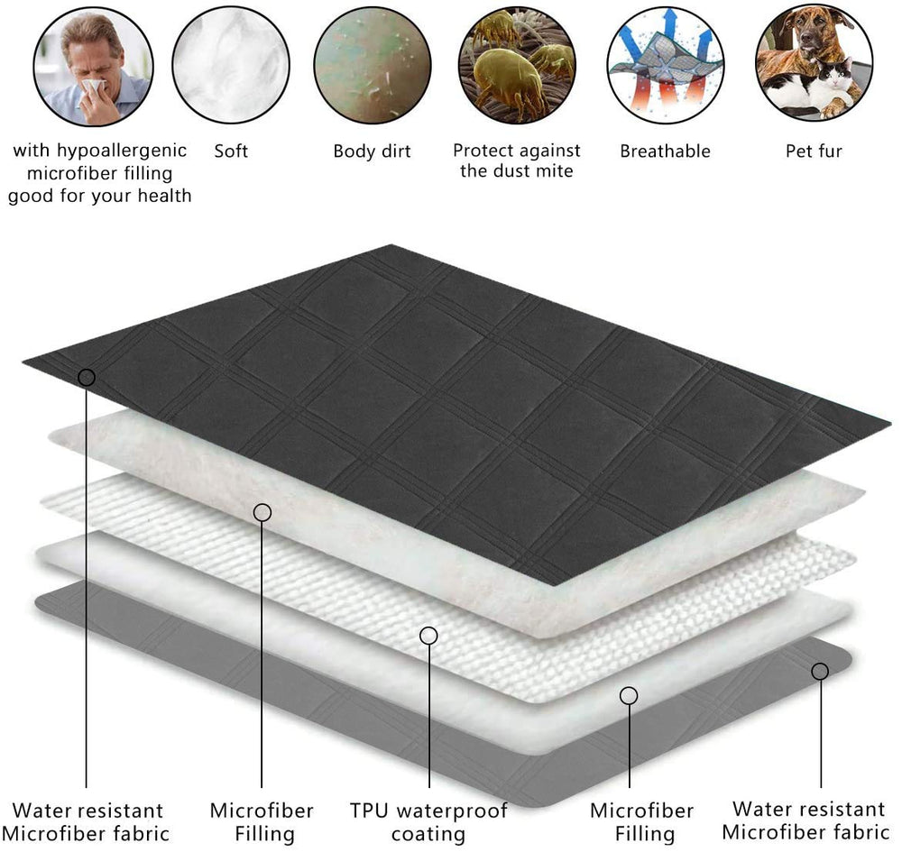 Fuguitex: housse lavable en machine protège lit et coussin.