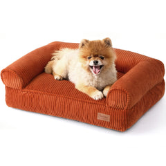 FUKUMARU canapé chien corduroy doux: chaleur et confort durable pour les repos
