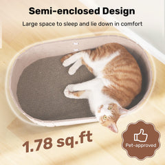 FUKUMARU design semi-ferme ovale, entrée simple et repos agréable.