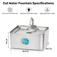 FUKUMARU flux reglable pour animaux, adaptant le débit.