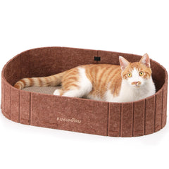 FUKUMARU grattoir-chat canape 24 pouces, espace spacieux pour le repos