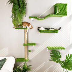 FUKUMARU lit mural pour chat offre un repos privé et confortable.
