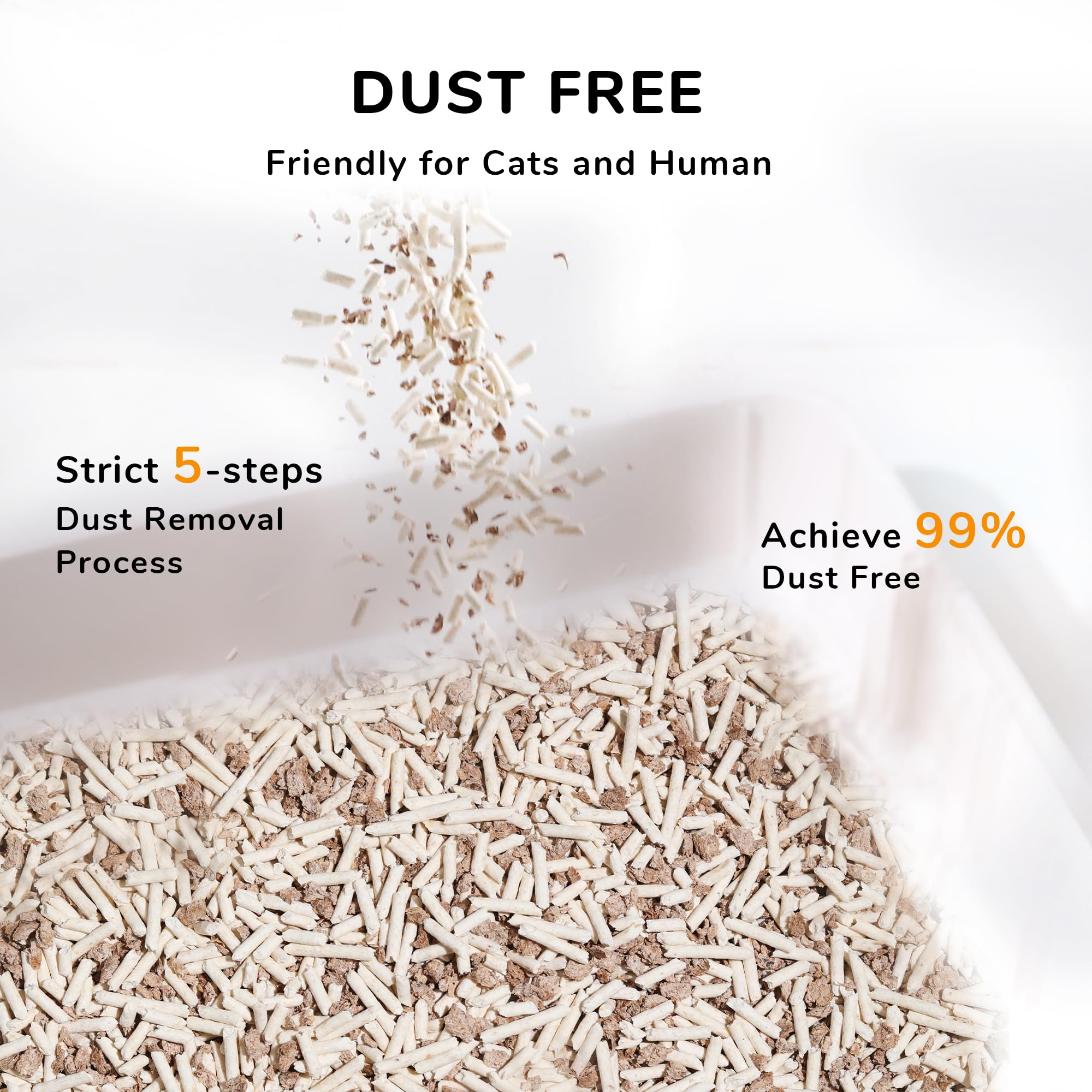 Litière FUKUMARU Tofu odeur naturelle maîtrisée durablement.