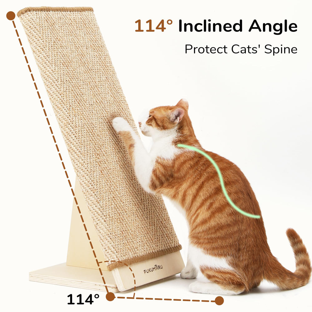 FUKUMARU tapis grattage en sisal remplaçable pour chats
