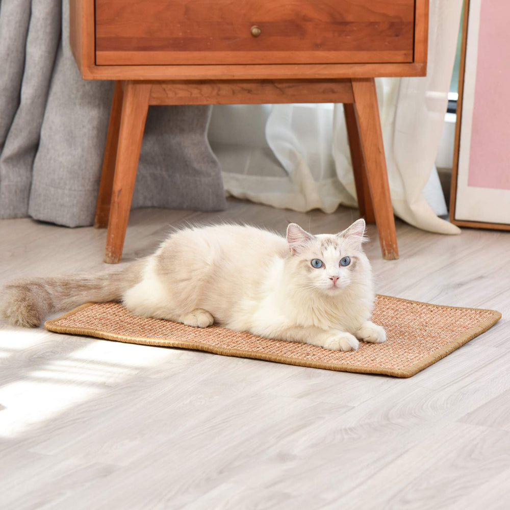 À poser au sol, près du canapé, pour protéger les surfaces.