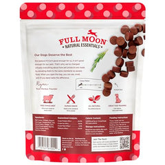 Détails texture des bouchées Full Moon boeuf savoureux sans additifs