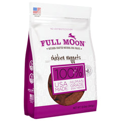 Full Moon bouchées poulet – emballage attrayant, récompense naturelle pour chien.