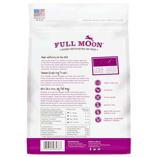 Full Moon bouchées poulet – texture moelleuse, friandise quotidienne idéale.
