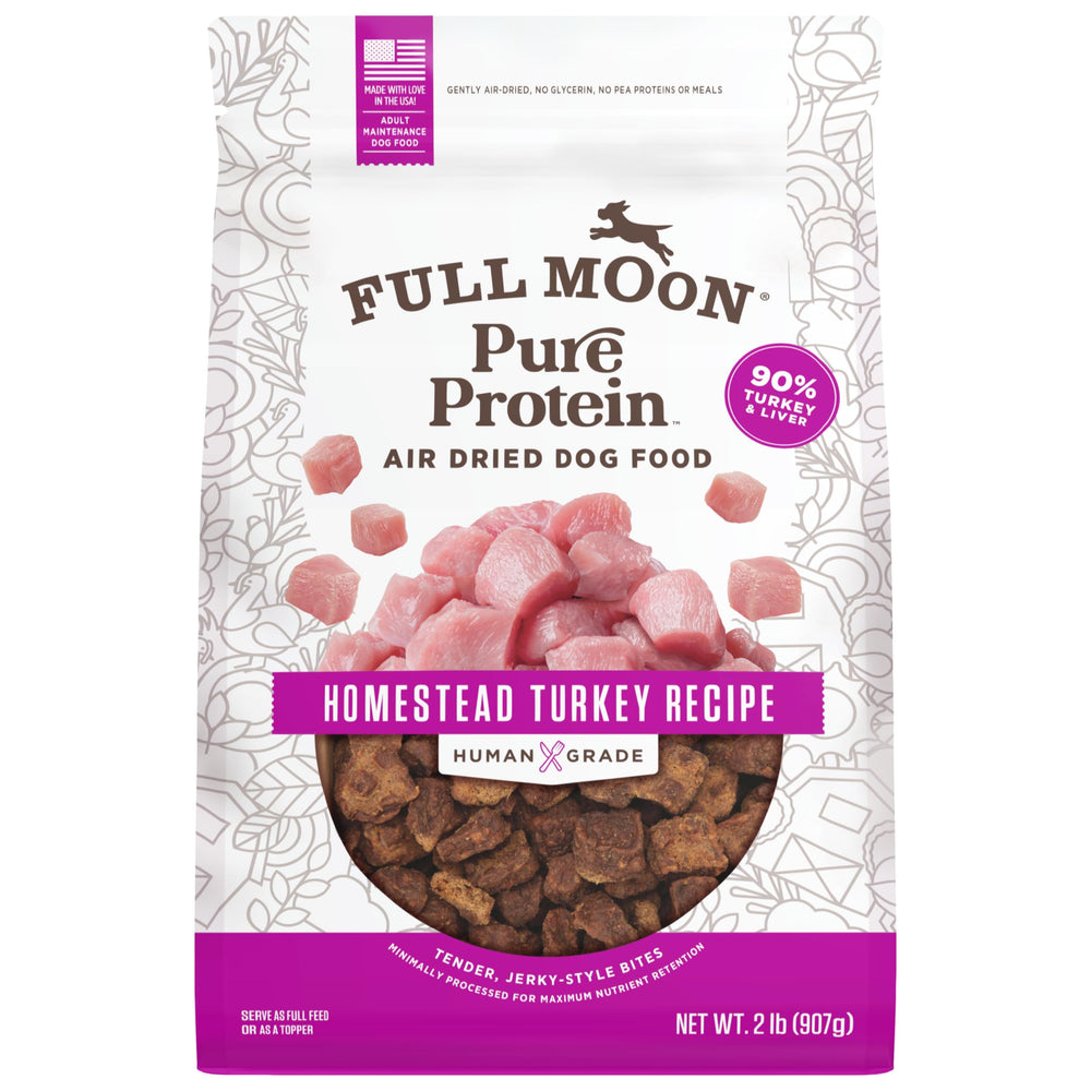 Full Moon Dinde: emballage prêt à servir pour chien.
