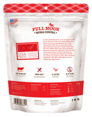 Full Moon ingrédients naturels et boeuf élevé en fermes familiales.