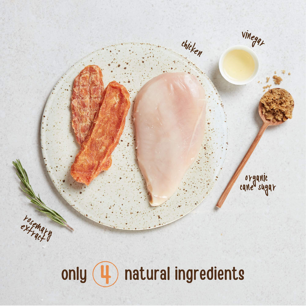 Full Moon jerky de poulet cuisson lente pour texture tendre.
