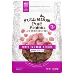 Full Moon – paquet alimentation chien air-seche-dinde, pratique à ranger.