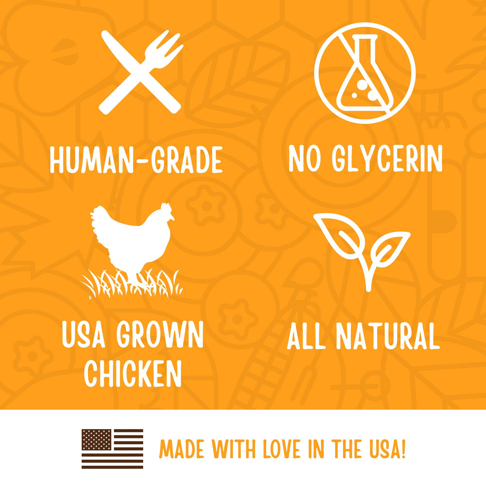 Full Moon poulet des États-Unis – viande élevée localement pour une friandise riche en saveur.