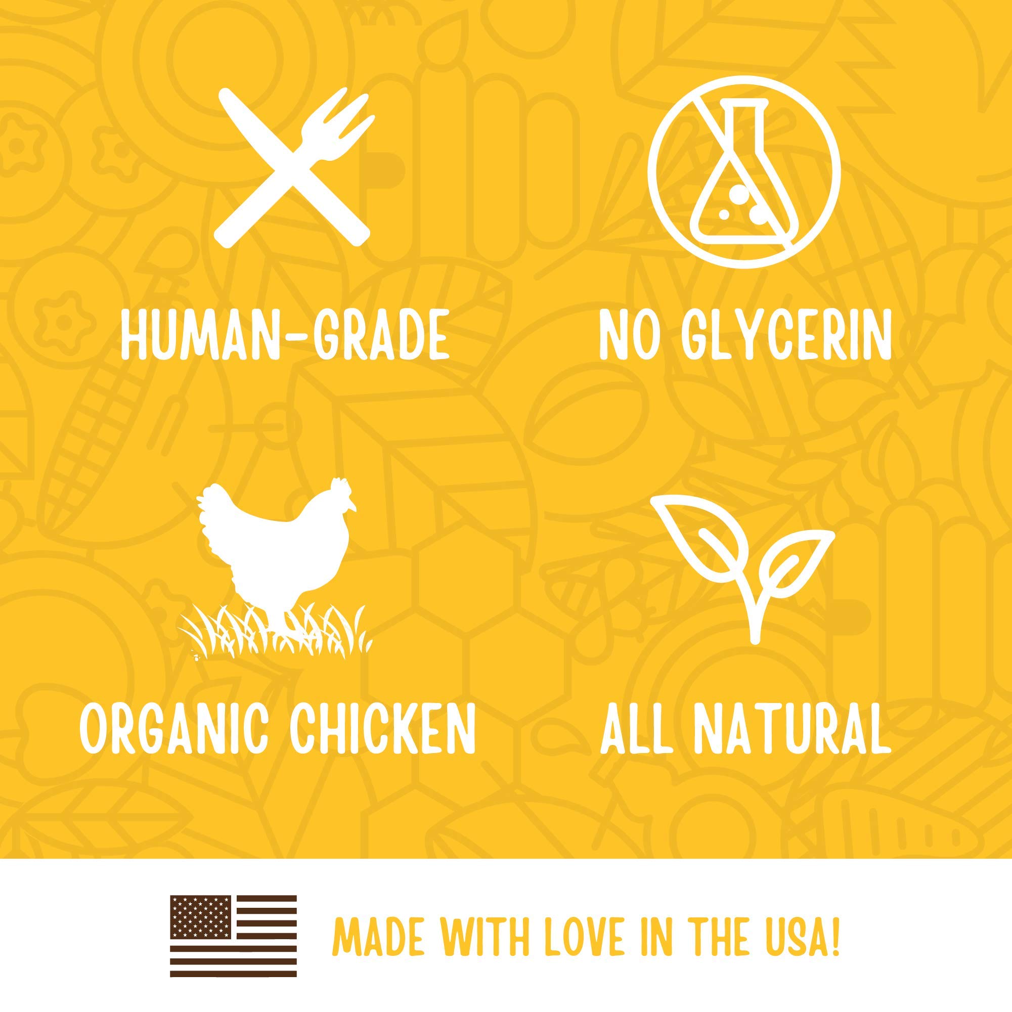 Poulet élevé aux États-Unis et sans antibiotiques, traçabilité locale.