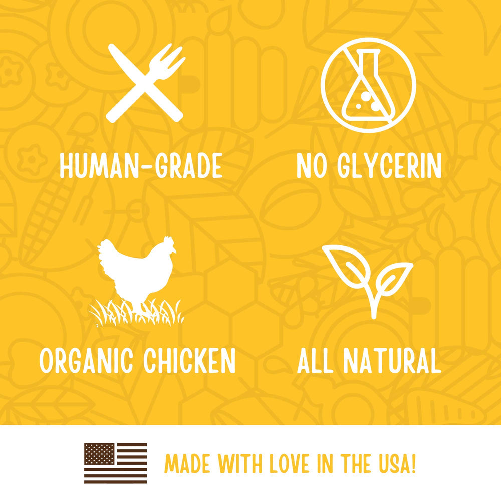Poulet élevé aux États-Unis et sans antibiotiques, traçabilité locale.